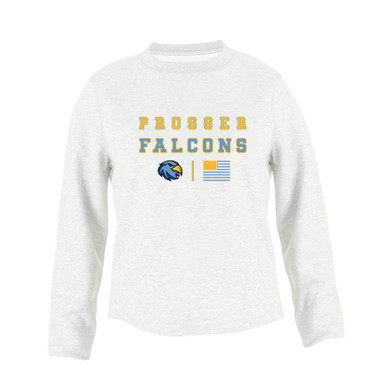 Prosser Falcons Spirit Flag Women's Sweatshirt
