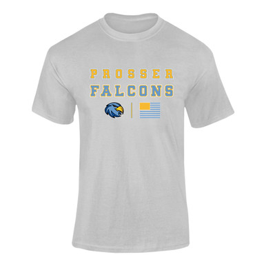 Prosser Falcons Spirit Flag Men's SS T-Shirt