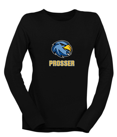 Prosser Falcons Mascot #2 Women's Premium LS T-Shirt
