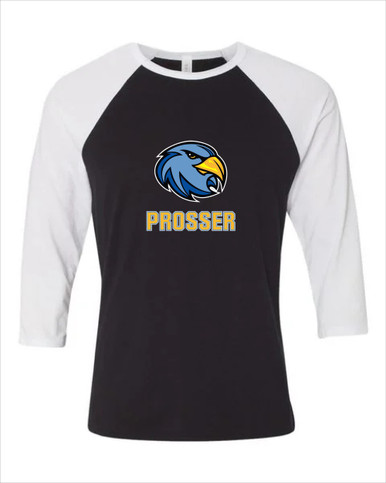 Prosser Falcons Mascot #2 Women's Baseball T-Shirt