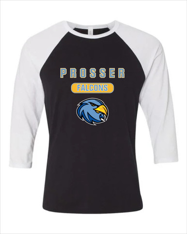 Prosser Falcons Mascot #3 Men's Baseball T-Shirt
