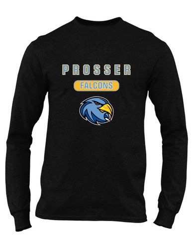 Prosser Falcons Mascot #3 Men's Premium LS T-Shirt