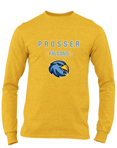 Prosser Falcons Mascot #3 Men's LS T-Shirt