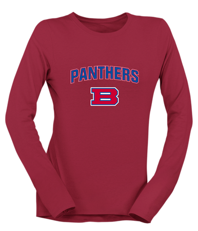 Bartlett Panthers Mascot #6 Women's Premium LS T-Shirt