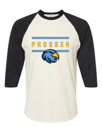 Prosser Falcons Mascot #4 Women's Baseball T-Shirt