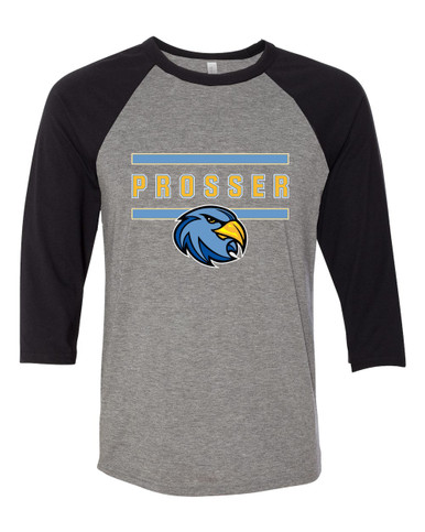 Prosser Falcons Mascot #4 Men's Baseball T-Shirt