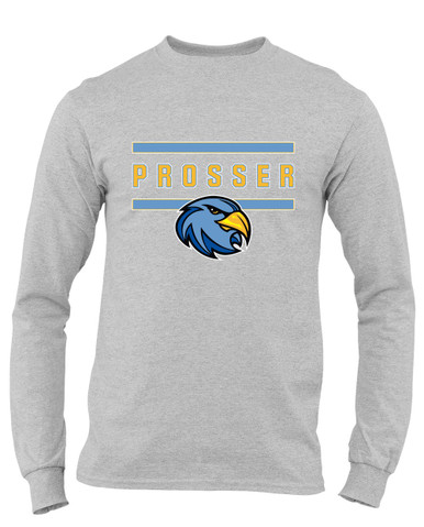 Prosser Falcons Mascot #4 Men's Premium LS T-Shirt