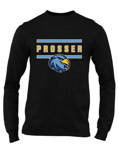 Prosser Falcons Mascot #4 Men's LS T-Shirt