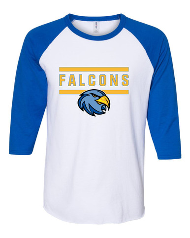 Prosser Falcons Mascot #5 Women's Baseball T-Shirt