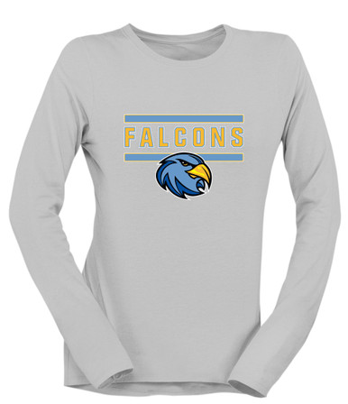 Prosser Falcons Mascot #5 Women's LS T-Shirt
