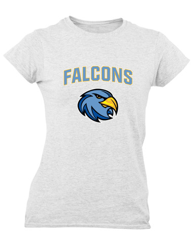 Prosser Falcons Mascot #6 Women's Premium SS T-Shirt
