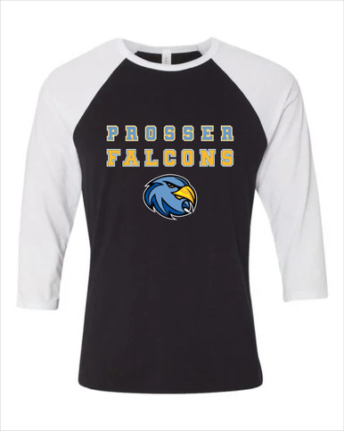 Prosser Falcons Spirit Men's Baseball T-Shirt