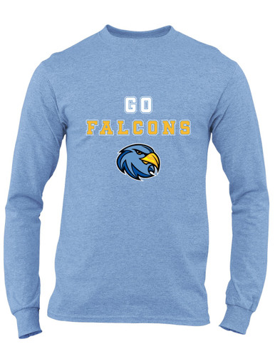 Prosser Falcons Go Team Men's LS T-Shirt