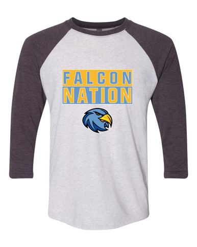 Prosser Falcons Nation #1 Women's Baseball T-Shirt