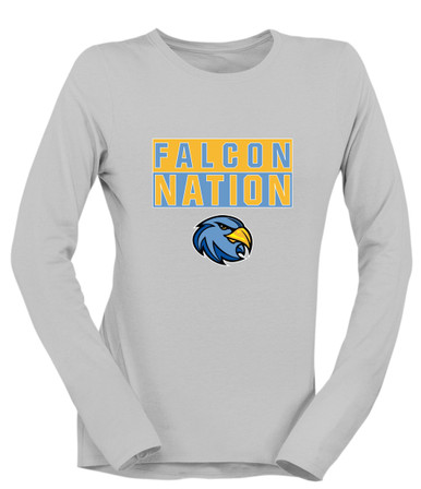 Prosser Falcons Nation #1 Women's LS T-Shirt