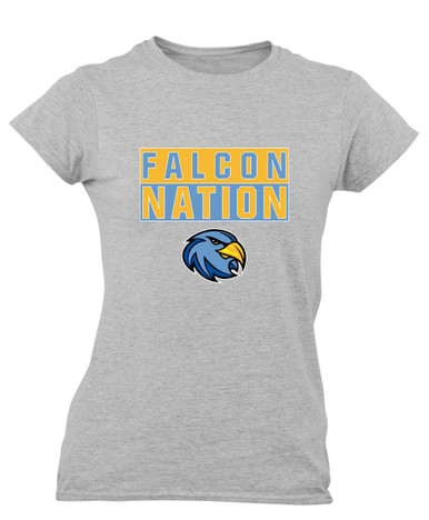 Prosser Falcons Nation #1 Women's Premium SS T-Shirt