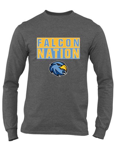 Prosser Falcons Nation #1 Men's LS T-Shirt