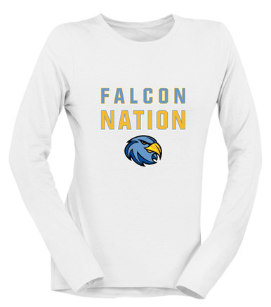 Prosser Falcons Nation #2 Women's Premium LS T-Shirt