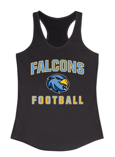 Prosser Falcons Football #1 Women's Tank Top
