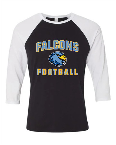 Prosser Falcons Football #1 Women's Baseball T-Shirt