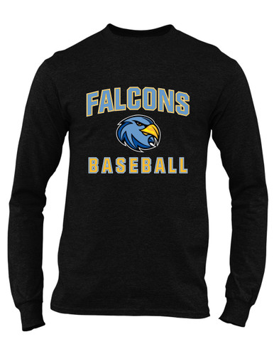 Prosser Falcons Baseball #1 Men's Premium LS T-Shirt