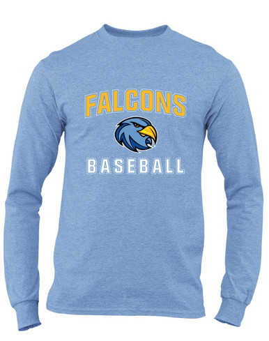 Prosser Falcons Baseball #1 Men's LS T-Shirt