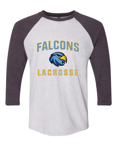 Prosser Falcons Lacrosse Men's Baseball T-Shirt