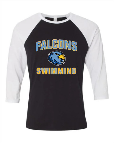 Prosser Falcons Swimming Women's Baseball T-Shirt