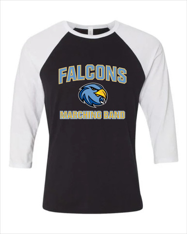 Prosser Falcons Marching Band Men's Baseball T-Shirt