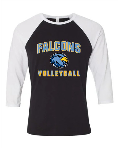 Prosser Falcons Volleyball Women's Baseball T-Shirt