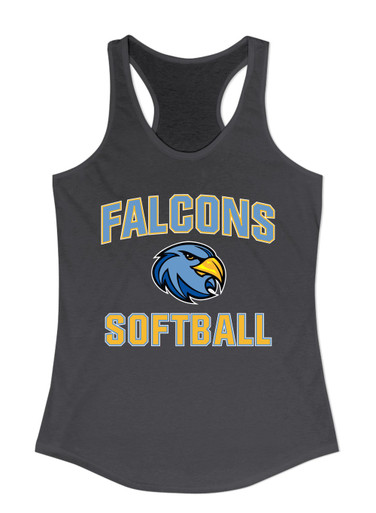 Prosser Falcons Softball #1 Women's Tank Top