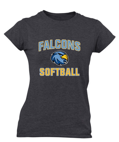 Prosser Falcons Softball #1 Women's SS T-Shirt