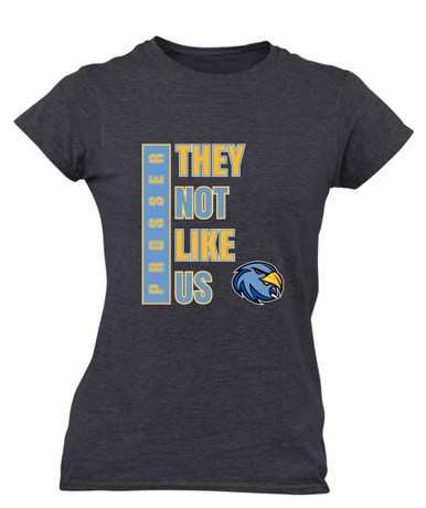 Prosser Falcons They Not Like Us #1 Women's Premium SS T-Shirt