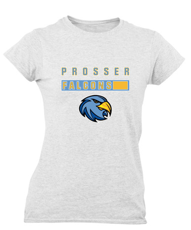 Prosser Falcons Mascot #7 Women's SS T-Shirt