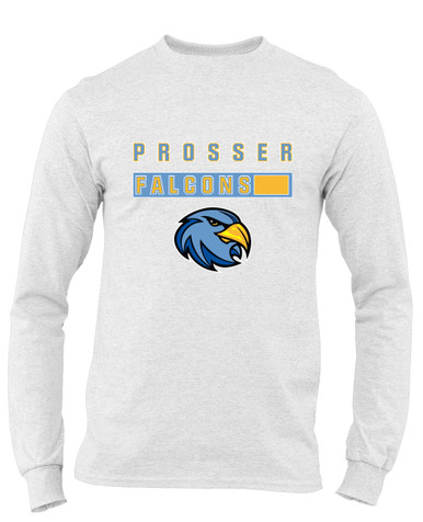 Prosser Falcons Mascot #7 Men's Premium LS T-Shirt