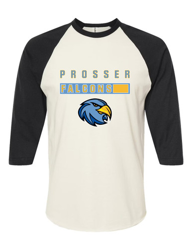 Prosser Falcons Mascot #7 Men's Baseball T-Shirt