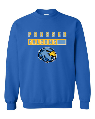 Prosser Falcons Mascot #7 Men's Sweatshirt