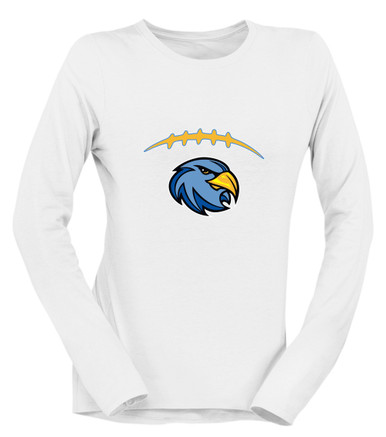 Prosser Falcons Football #2 Women's Premium LS T-Shirt