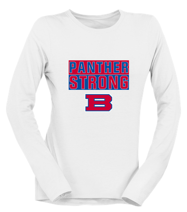 Bartlett Panthers Strong #1 Women's LS T-Shirt
