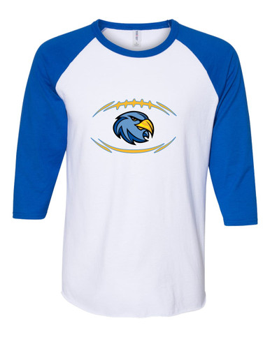 Prosser Falcons Football #3 Women's Baseball T-Shirt