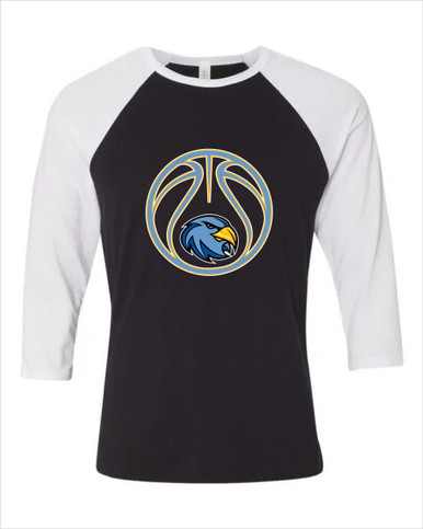 Prosser Falcons Basketball #2 Women's Baseball T-Shirt