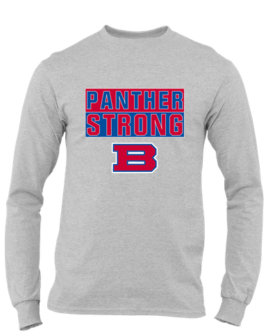 Bartlett Panthers Strong #1 Men's LS T-Shirt