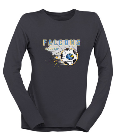 Prosser Falcons Soccer #2 Women's Premium LS T-Shirt