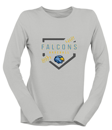 Prosser Falcons Baseball #2 Women's Premium LS T-Shirt