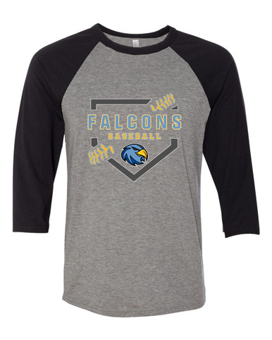 Prosser Falcons Baseball #2 Women's Baseball T-Shirt