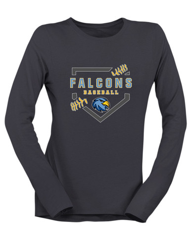 Prosser Falcons Baseball #2 Women's LS T-Shirt