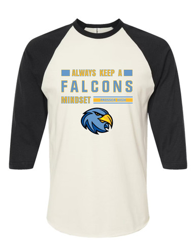 Prosser Falcons Mindset Women's Baseball T-Shirt