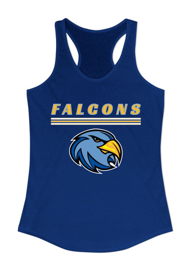 Prosser Falcons Mascot #8 Women's Tank Top