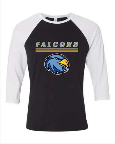 Prosser Falcons Mascot #8 Men's Baseball T-Shirt