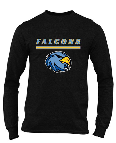 Prosser Falcons Mascot #8 Men's Premium LS T-Shirt